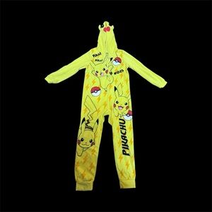 Komono Bright Yellow Pikachu Kids One Piece